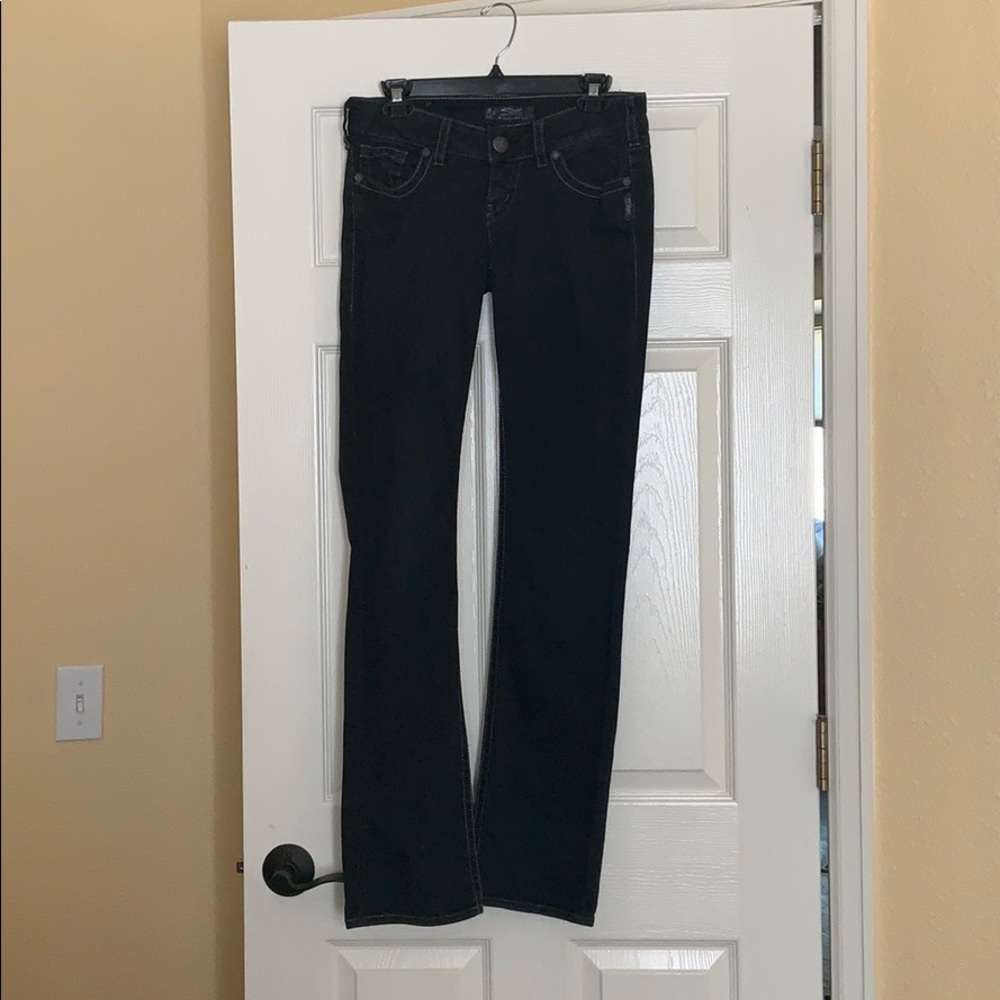 Silver McKenzie Black Jeans